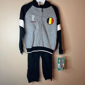 FIFA World Cup 2022 Belgium 4T Soccer Sweatsuit